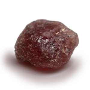 Certified 3.51ct Natural Untreated Red Ruby Unheated Madagascar Rough 8.2x7.3mm - Picture 1 of 6