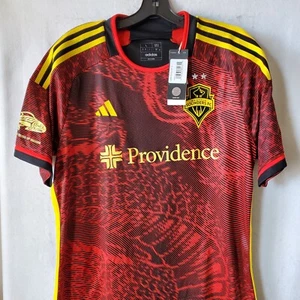 Maglia Seattle Sounders Uomo Large 23/24 Adidas Away Autentica Bruce Lee Calcio  - Foto 1 di 14