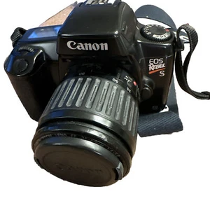 CANON EOS Rebel S II SLR 35mm Film Camera + Canon EF 35-80mm f/4-5.6 III lens - Picture 1 of 10