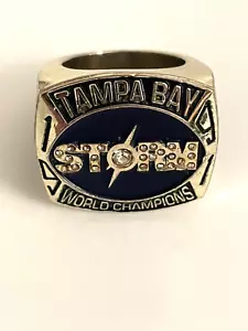 1991 Replica anello vintage Tampa Bay Storm Championship Replica interrotto taglia 10 - Foto 1 di 4