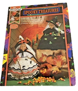 SPOOKY TREASURES1995 Crochet Halloween Booklet for Air Fresheners FIBRE CRAFT - Picture 1 of 8