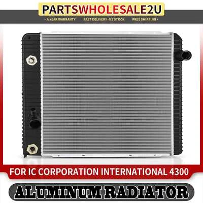 Radiador con enfriador de aceite Trans para autobús escolar International 4300 IC Corporation CE Foto 1 de 4