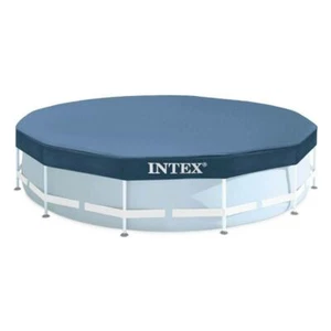 Cubierta de escombros Intex de 10 pies de diámetro marco de metal sobre el suelo piscina 28030 - Imagen 1 de 1
