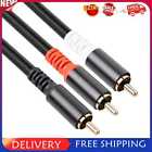 RCA Male to Dual RCA Male Audio Cable Converter Adapter for Car Player Mixer TV