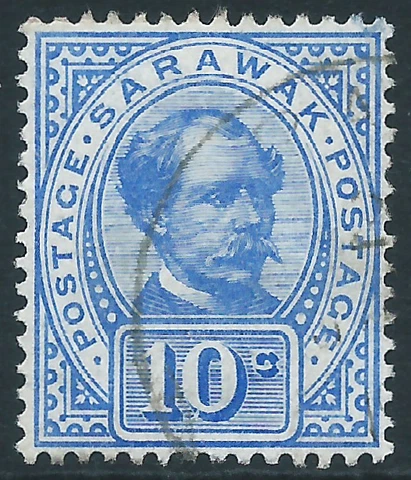 Sarawak, Sc #41, 10c Used Cover
