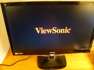Viewsonic VX2450WM-LED 23.6" Widescreen Monitor 1920x1080 DVI VGA - Image 1 of 4