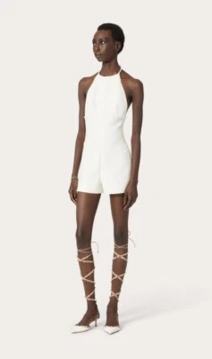 Valentino White Short JUMPSUIT With Tags- RRP$4,600 AUD - Image 1 of 4