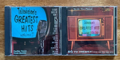 2X Television's Greatest Hits Volumes 2 and 5 CD Brady Bunch Monkees ***Tested** - Image 1 of 4