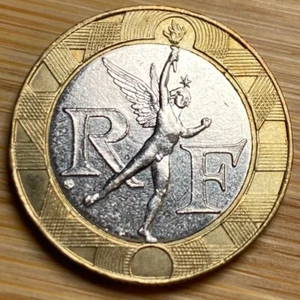 PIECE DE 10 FRANCS GÉNIE DE LA BASTILLE 2000 (1207) - Picture 1 of 2