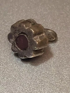 8-11th Century Saxon Viking Button Inlaid with Shaped Garnet Extremely Rare RefW - Picture 1 of 5