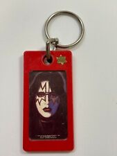 KISS Aucoin 1978 ACE FREHLEY Solo Keychain Key Chain RARE Vintage Funky Red