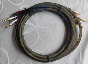 2 x 3 Meter HiDiamond 1 Speaker Cable Lautsprecher Kabel Made in Italy - Bild 1 von 5