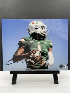 Cam Ward Signed Photo BAS Miami Hurricanes autographed Tennessee Titans Auto NFL - Picture 1 of 3