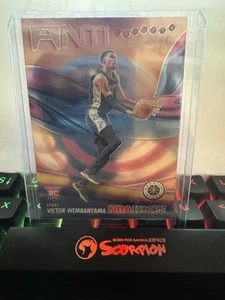 2023-24 NBA Hoops Premium Stock Anti Gravity Victor Wembanyama Rookie Card - Picture 1 of 2