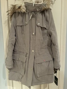 NWT DKNY Women Parka Anorak Coat Thistle M $220 Cute! - Picture 1 of 13