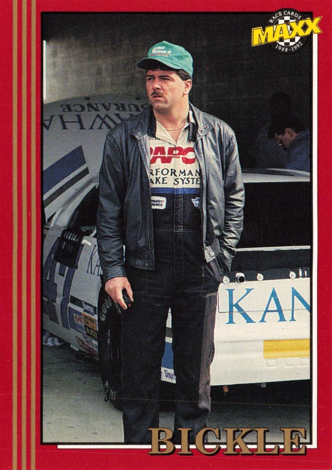 Rich Bickle #77 1992 Maxx (Red) Close Racing Racing - Image 1 of 2