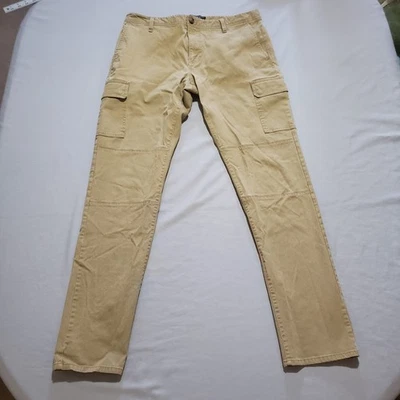 Calça masculina FOREVER 21 Cargo cáqui marrom 33x31 - Imagem 1 de 4