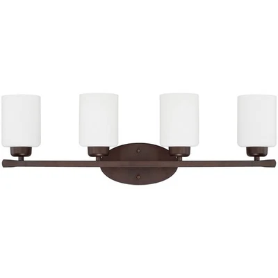 HomePlace by Capital Lighting 115241BZ-338 OPEN BOX Dixon Bathroom Vanity Light - Image 1 of 2
