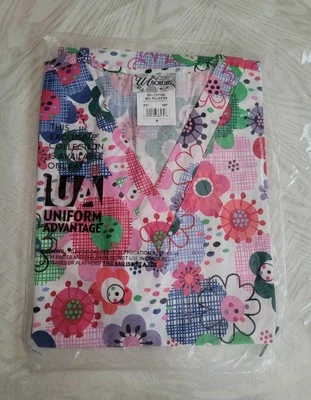 NEW Uniform Advantage UA SCRUBS Short Sleeve Scrub Top Medium  - Image 1 of 2