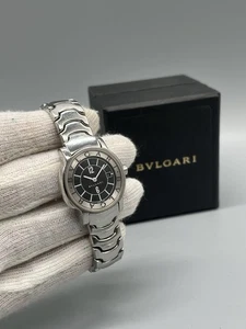 BVLGARI "SOLOTEMPO" | STAINLESS STEEL DATE QUARTZ DAMENUHR | D6149 | +BOX - F.1 - Bild 1 von 13