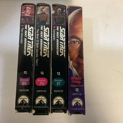 Star Trek Next Generation VHS Tapes 4 - Image 1 of 2