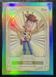 2025 Topps Disney Mint Woody Mint /75 Toy Story - Bild 1 von 2