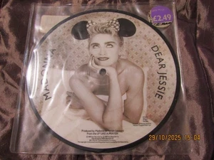 PICTURE DISC-MADONNA-DEAR JESSIE-SIRE UNPLAYED FROM NEW - Picture 1 of 2