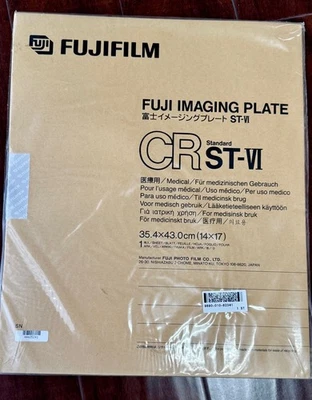 Placa de imagen de película Fuji sellada NUEVA 14x17 35x43 cm CR (tipo ST-VI) FujiFilm Foto 1 de 2