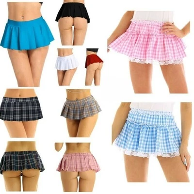 Sexy Mens Women Sissy Lingerie Dress Mini Skirt Lace Panties Underwear AU - image 1 of 4