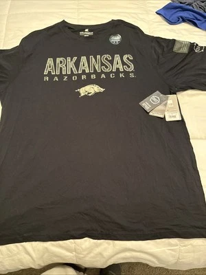 Arkansas Razorbacks Colosseum Athletics OHT Support Troops Men’s Tee 2XL NWT - Image 1 of 4