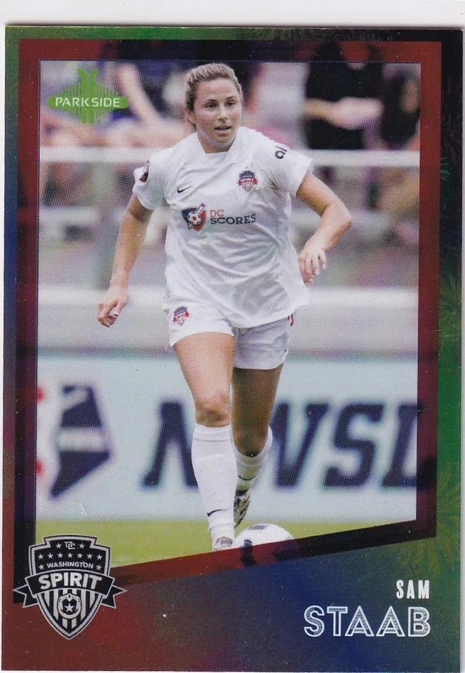 2023 NWSL Parkside Vol 2  SHIMMER FOIL (/100)  #141 Sam Staab - Image 1 of 1