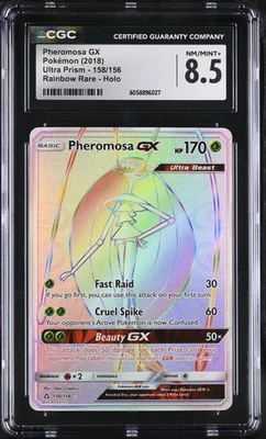 2018 Ultra Prism #158/156 Pheromosa GX CGC 8.5 - Image 1 of 2