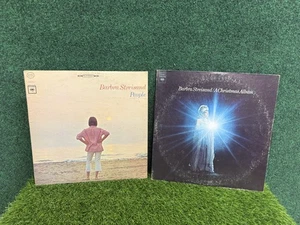 Vintage 1964 Barbara Streisand People & Christmas Vinyl LP Record Albums - Imagen 1 de 3