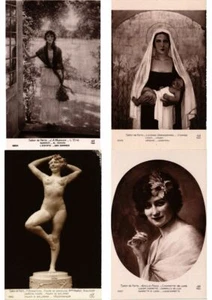 SALON DE PARIS ART FRANCE 47 Vintage Postcard (L2825) - Picture 1 of 12