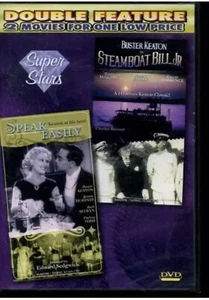 Double Feature Steamboat Bill Jr 1928 & Speak Easily 1932 DVD Buster Keaton - Picture 1 of 2