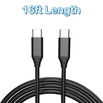 15ft USB C Cable 100W Fast Charging Cable for MacBook, Chromebook iPhone - Image 1 of 4