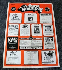 Póster Winnipeg 1980 Rod Rama Festival Folclórico Assiniboia Downs Hulk Laser Drive Bien - Imagen 1 de 5
