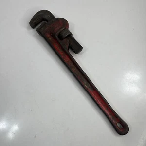 Vintage Ridgid 18" Pipe Wrench Heavy Duty Steel Made in USA - Picture 1 of 11