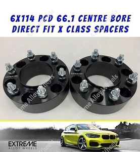 Passend für Mercedes X Klasse Spurverbreiterung 50mm Nabe Zentrisch 6x114 Direkte Passform x 2 - Bild 1 von 5