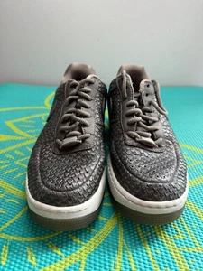 Taglia 7,5 - Nike Air Force 1 Upstep Premium Silver - W - Donna - Foto 1 di 12