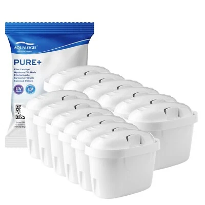 Universal Limescale Water Filter Cartridge for Brita Maxtra + / Plus Refill x 12 - image 1 of 4