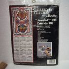 NEW Vintage Bucilla Jeweled 1993 Calendar Kit Butterfly Display, 9”x25”