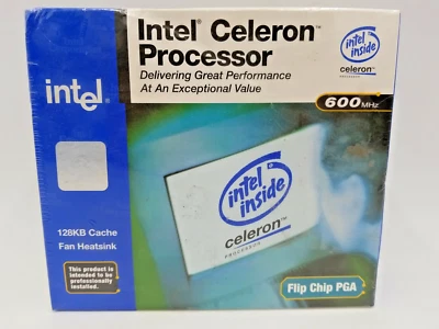 NEW Intel Celeron Processor 600 MHz, 128K Cache, 66 MHz FSB NEW OLD STOCK - Image 1 of 4