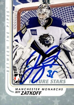 Jeff Zatkoff - Signed 2010-11 In The Game Between The Pipes Card #65 - Image 1 of 2