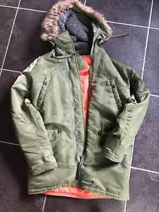 Vintage Men’s SNORKEL PARKA Classic Jacket Nylon Shiny Wet Look Large 44 - Picture 1 of 8