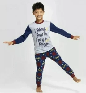 NEW Harry Potter "Up To No Good” Pajama Set Size 4 4T 2-Piece Fleece Kids PJs - Picture 1 of 4