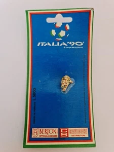 Merchandising Oficial Mundial Fútbol Italia 90 Broche Esmaltado Mascota 2cm - Imagen 1 de 8
