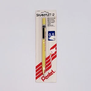 Vintage Japan Pentel 0.5MM A125 Sharplet-2 Mechanical Pencil Yellow - New Rare - Picture 1 of 3