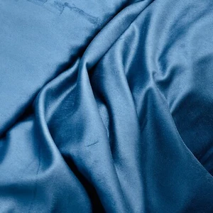 Airforce Blue Faux Suede Fabric Suedette Cloth Style Car Trim Seats Upholstery - Picture 1 of 1