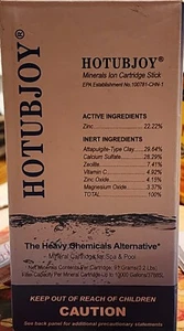 NIB HOTUBJOY Mineral Cartridge Stickfor Spas & Pools up to 10000 Gallons/37885L - Picture 1 of 6